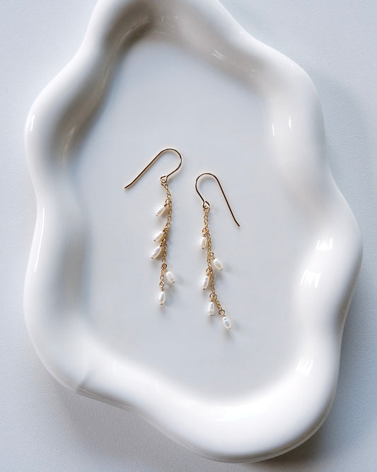 Luna Pearl Drop Earrings