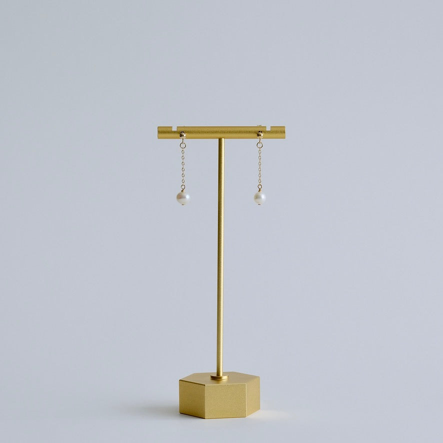 Minimalist Pearl Earrings