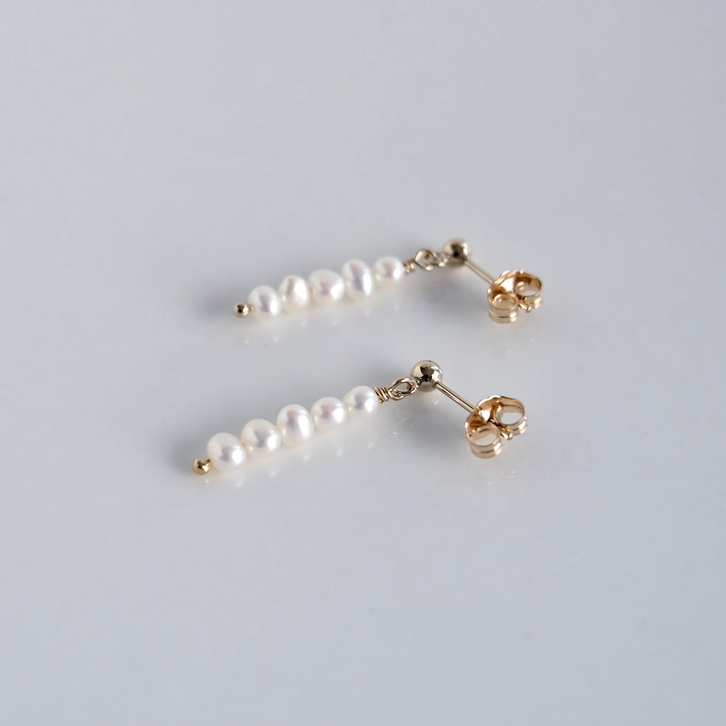 Five Pearl Earrings
