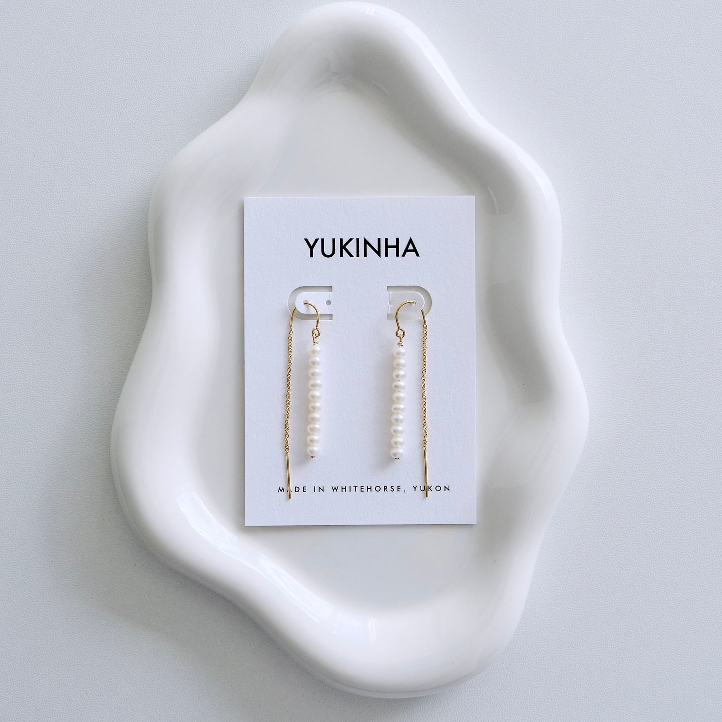 Pearl Threader Earrings