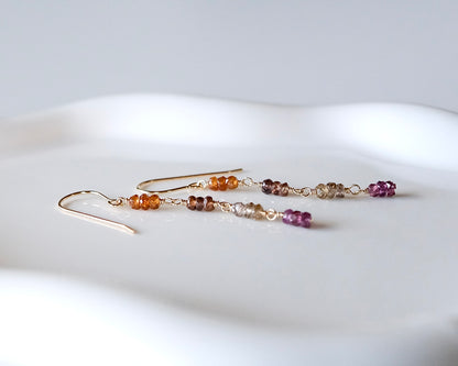 Mirror Rhythm - Gemstone Earrings III