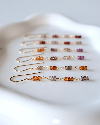 Mirror Rhythm - Gemstone Earrings I