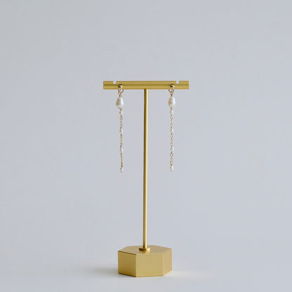 Dainty Pearl Earrings (2WAY)