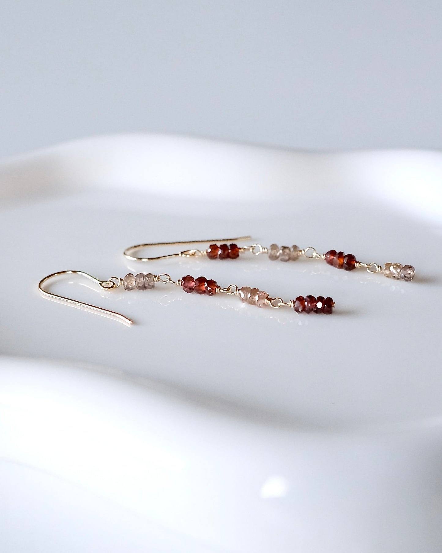 Mirror Rhythm - Gemstone Earrings II