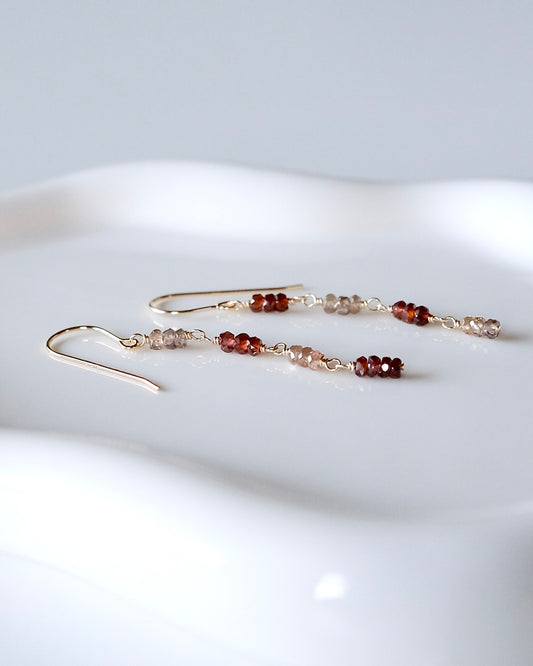 Mirror Rhythm - Gemstone Earrings II