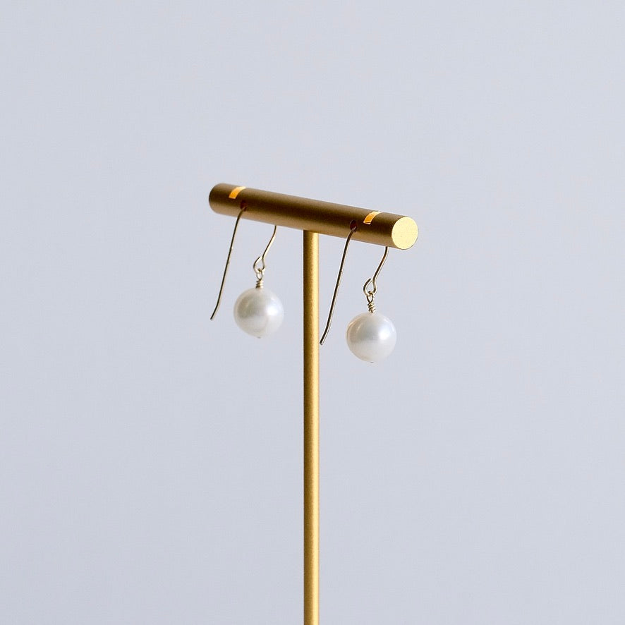 Pure Drop Pearl Earrings