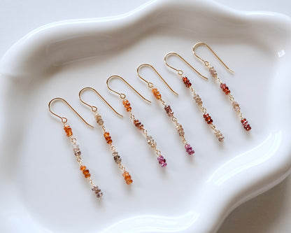 Mirror Rhythm - Gemstone Earrings I