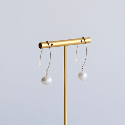Grace V Pearl Earrings