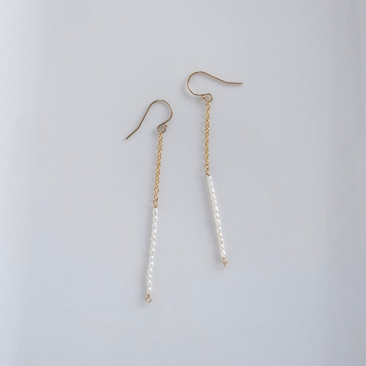 Tiny Pearl Earrings