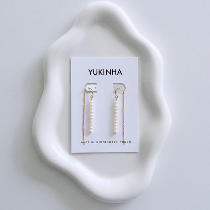 Pearl Threader Earrings