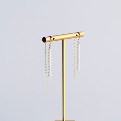 Pearl Threader Earrings