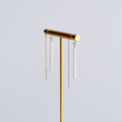 Pearl Threader Earrings