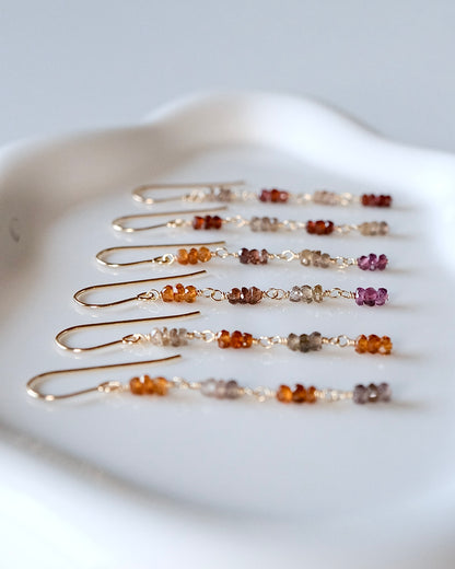 Mirror Rhythm - Gemstone Earrings II