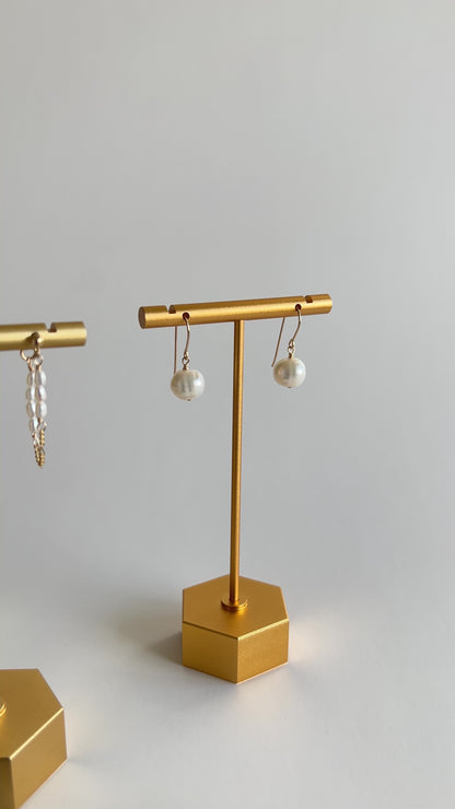 Pure Drop Pearl Earrings