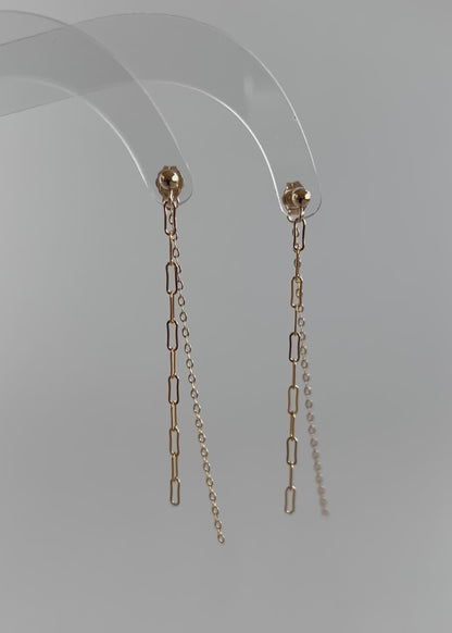 Dainty Chain Earrings