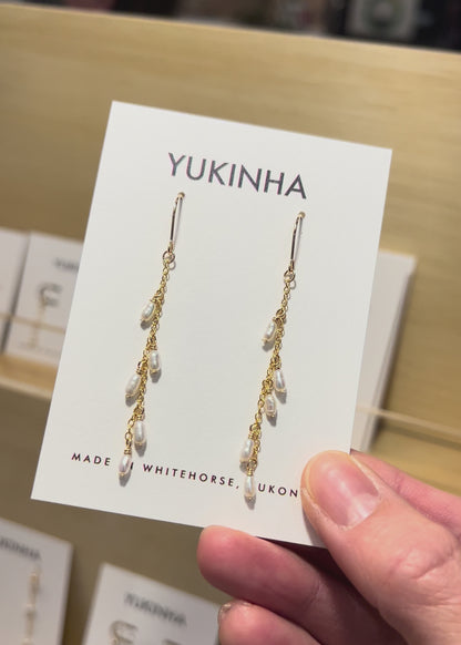Luna Pearl Drop Earrings