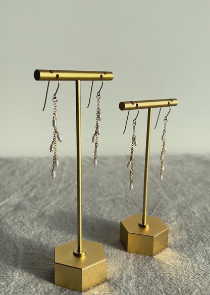 Luna Pearl Drop Earrings